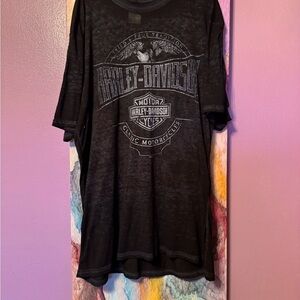 Harley-Davidson Charcoal Graphic Tee L